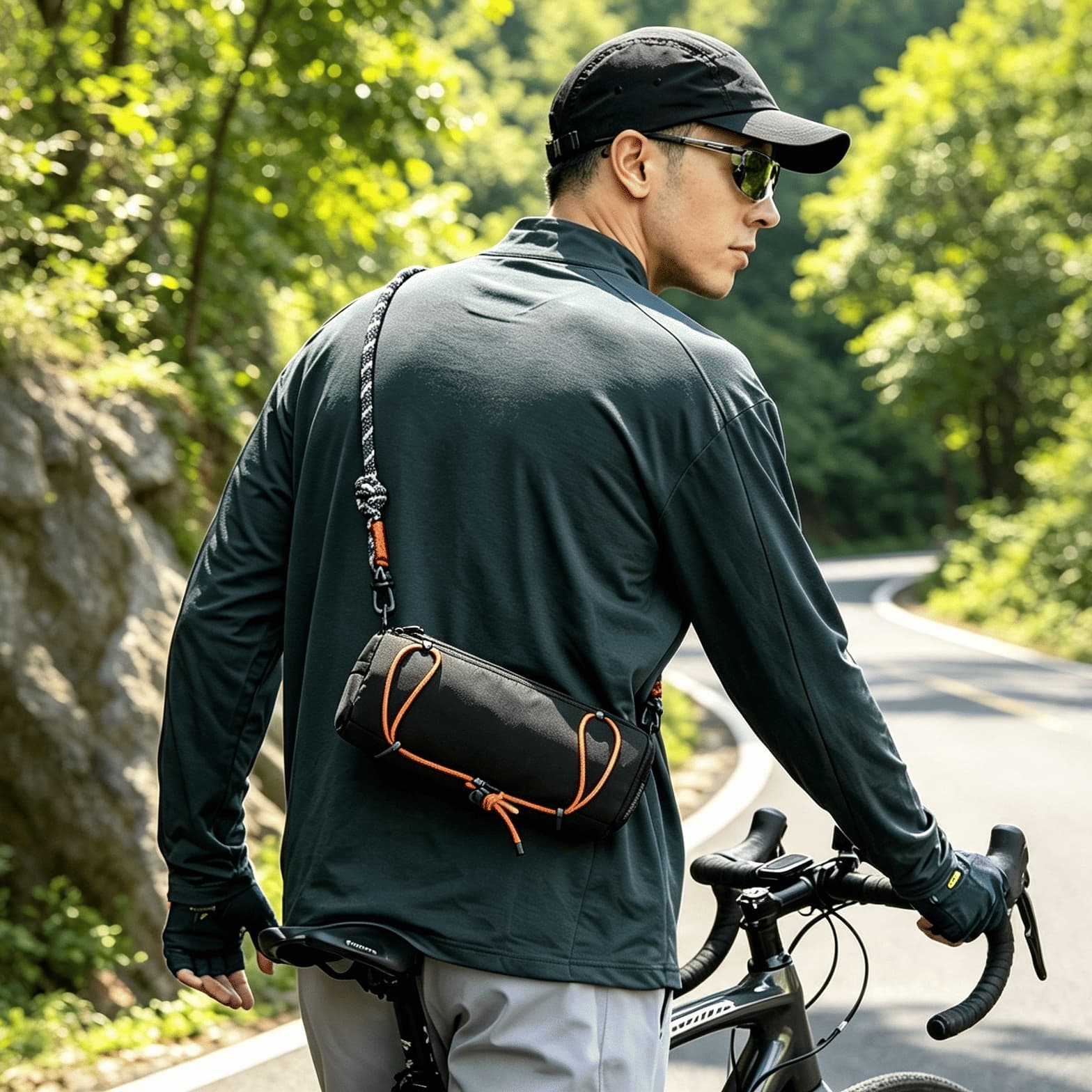 2-in-1 Fahrradlenker- und Umhängetasche